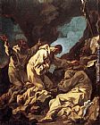 Alessandro Magnasco Canvas Paintings - Three Camaldolite Monks at Prayer